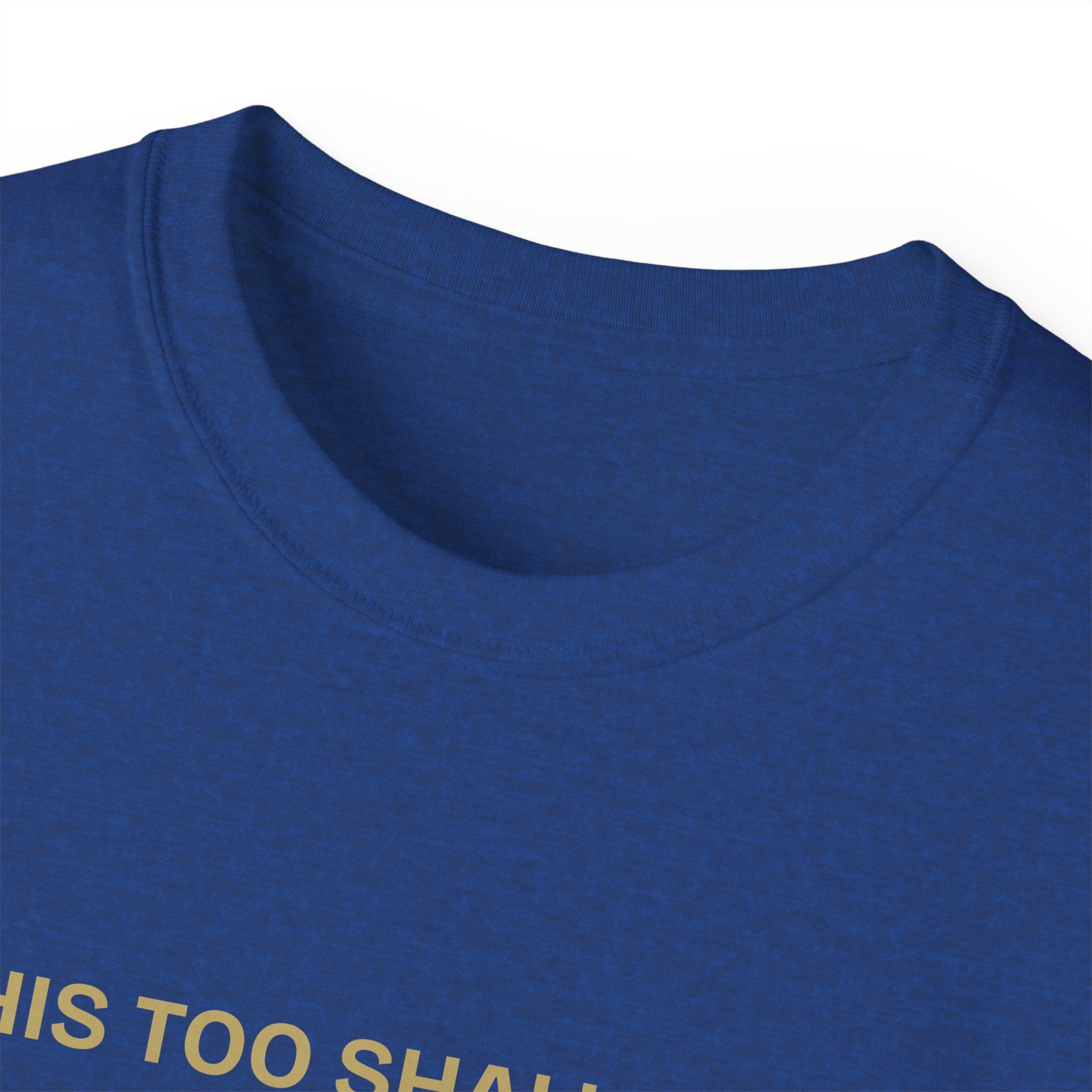 Humorous Quote Tee, Casual Unisex T-Shirt "This too shall pass"