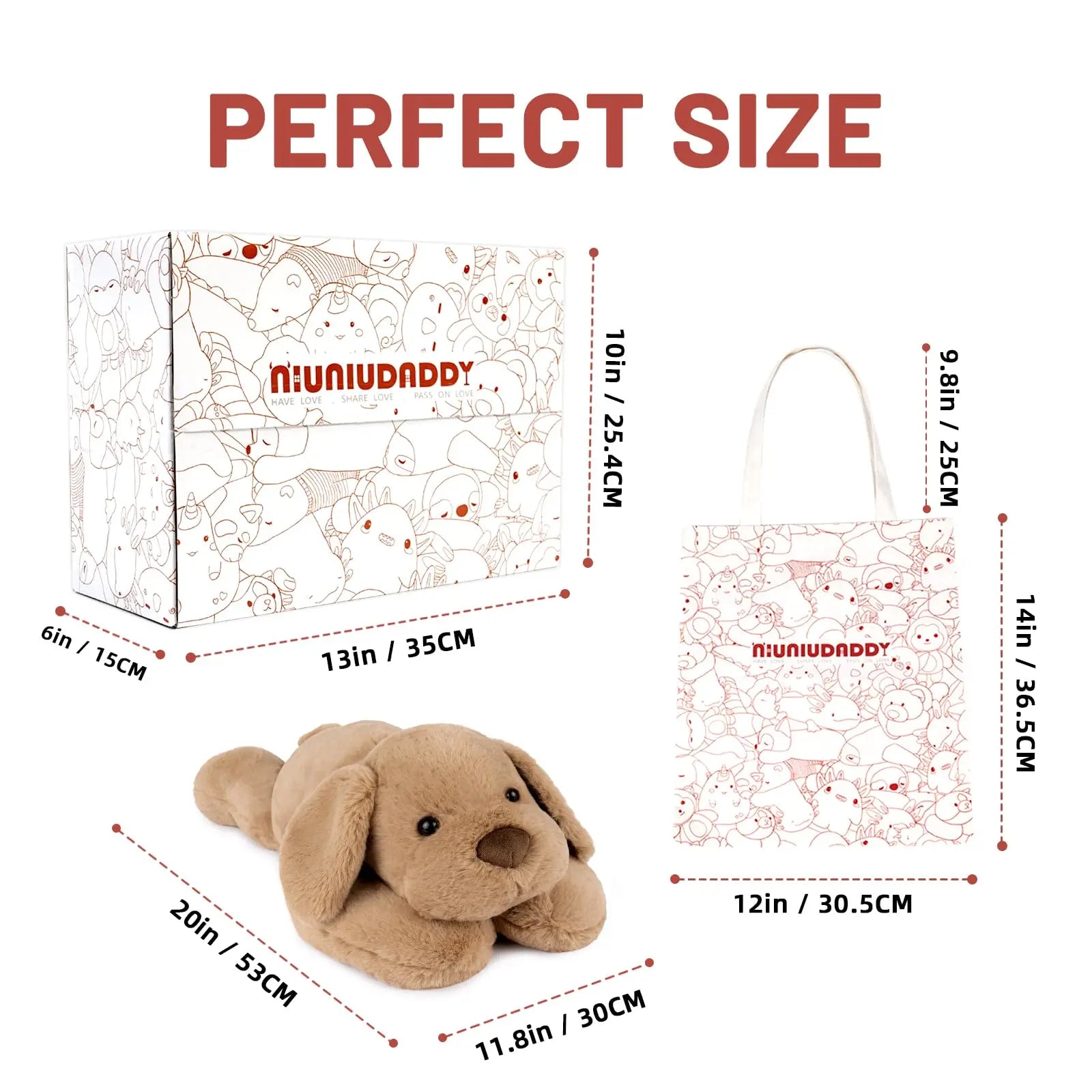Weighted Dog Stuffed Animals for Anxiety