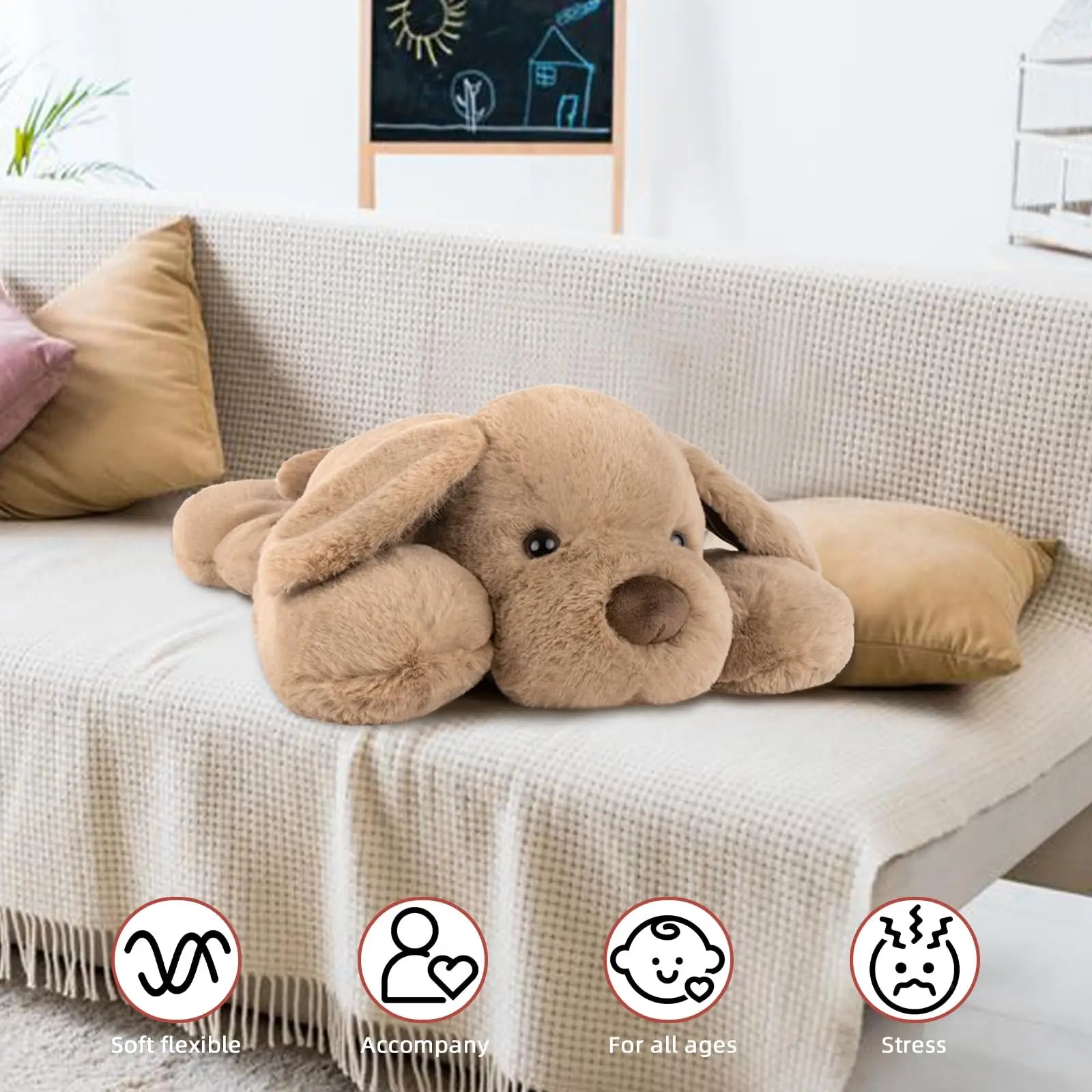 Weighted Dog Stuffed Animals for Anxiety