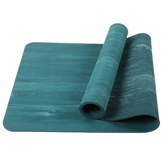 Non-slip treaded yoga mat