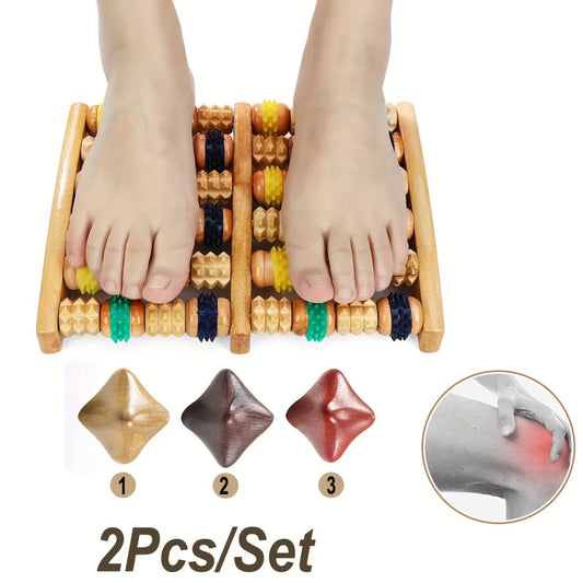 Wooden Foot Massager