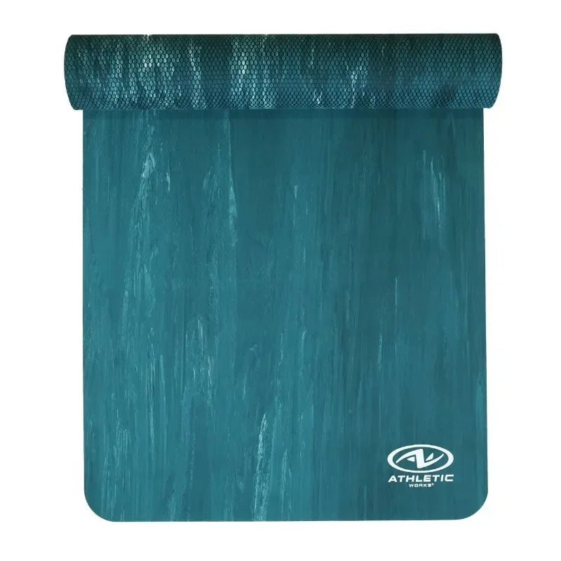 Non-slip treaded yoga mat
