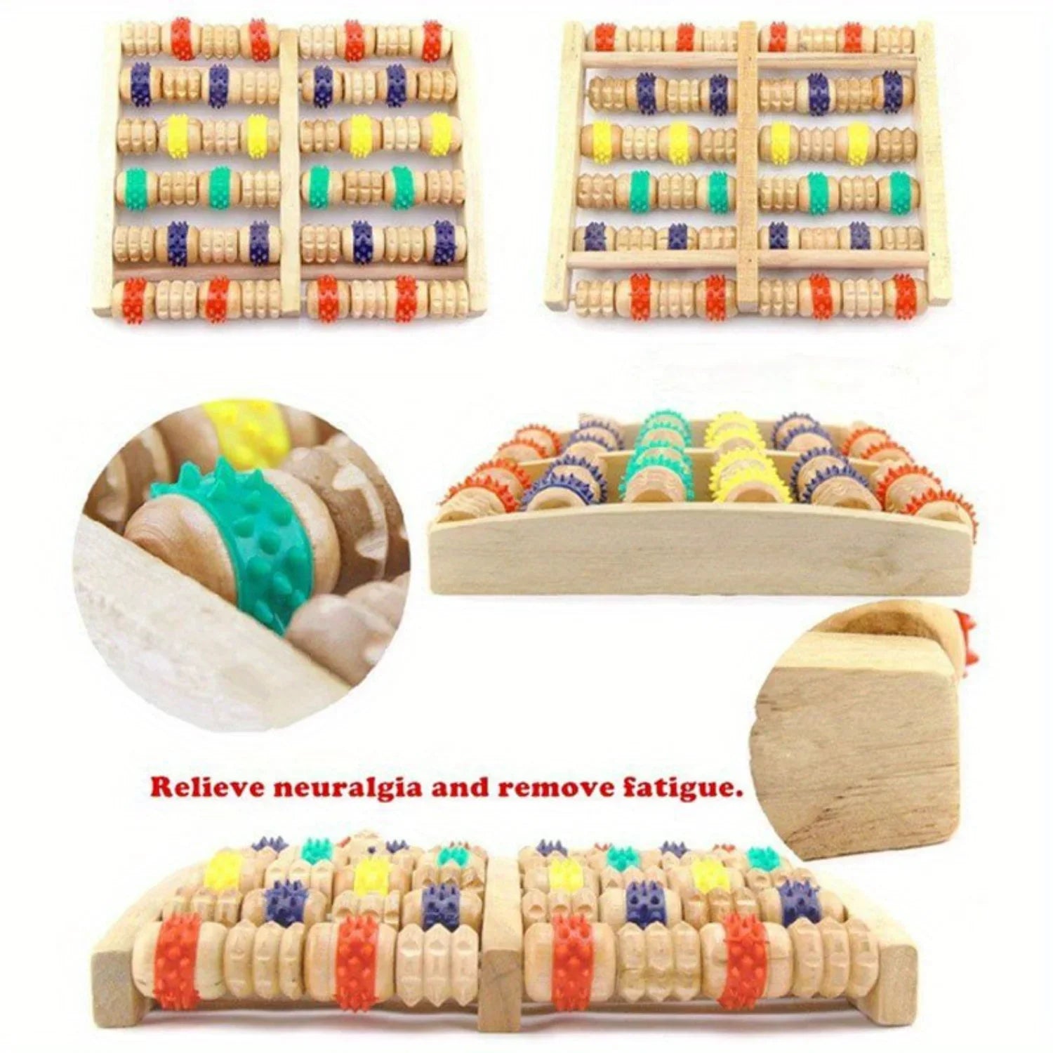 Wooden Foot Massager