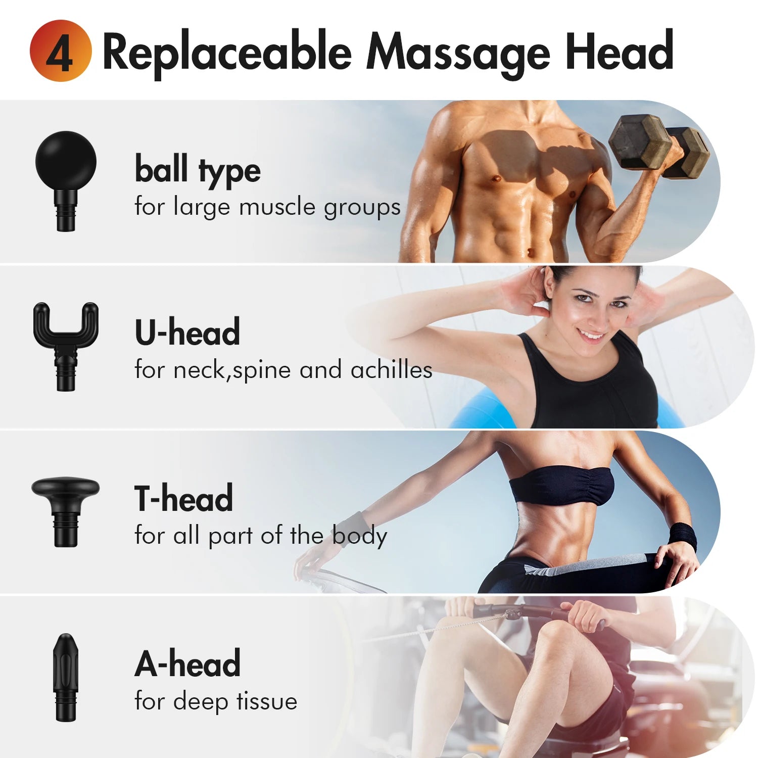 Tissue Muscle Handheld Massage Gun