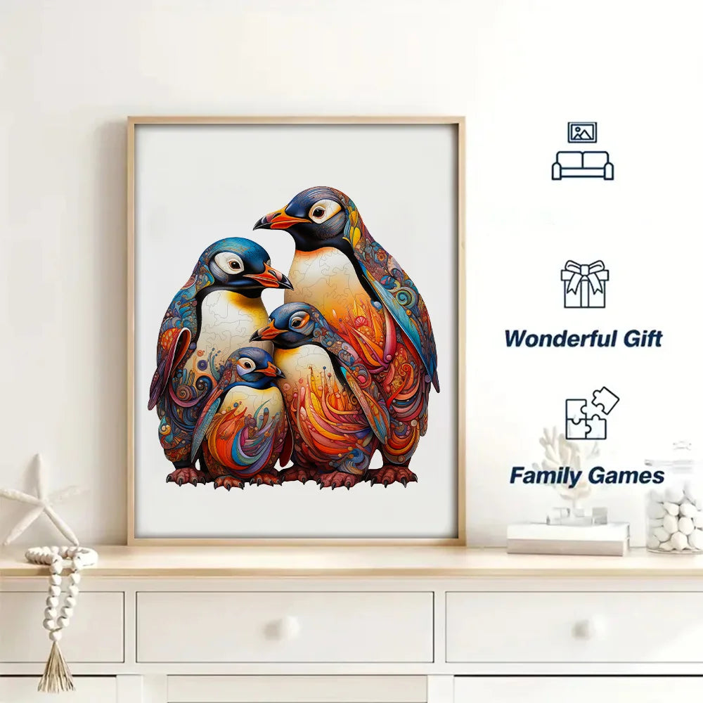 Penguin Wood Puzzle