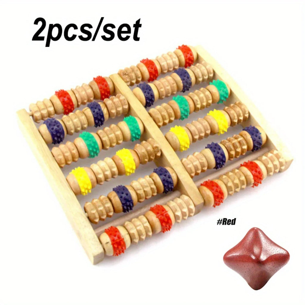 Wooden Foot Massager